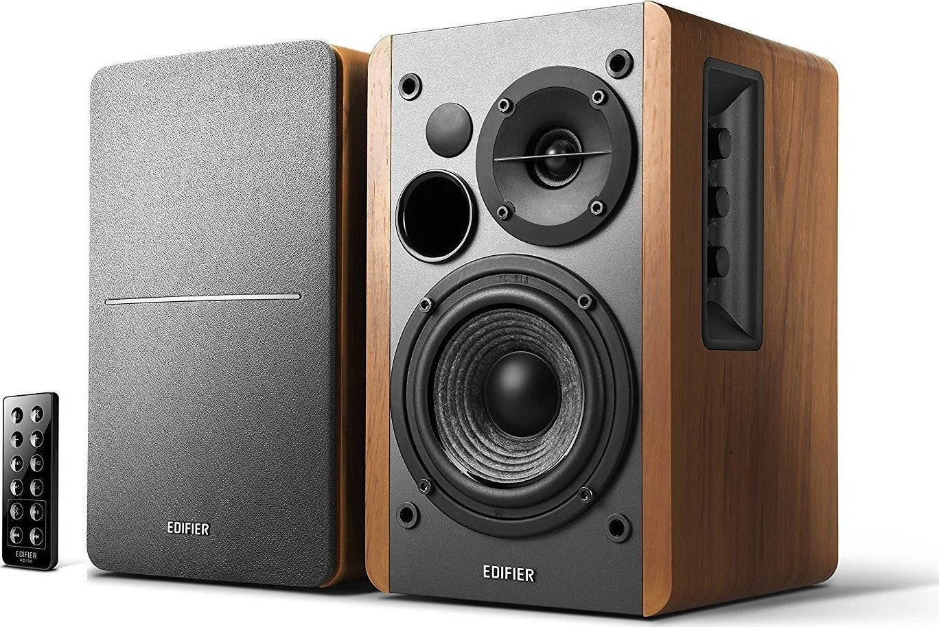 Edifier R1280DB Αυτοενισχυόμενα Ηχεία με Bluetooth 42W (Ζεύγος) Καφέ