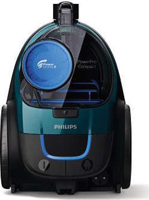 Philips PowerPro Compact 900W με Κάδο Μαύρη Ηλεκτρική Σκούπα