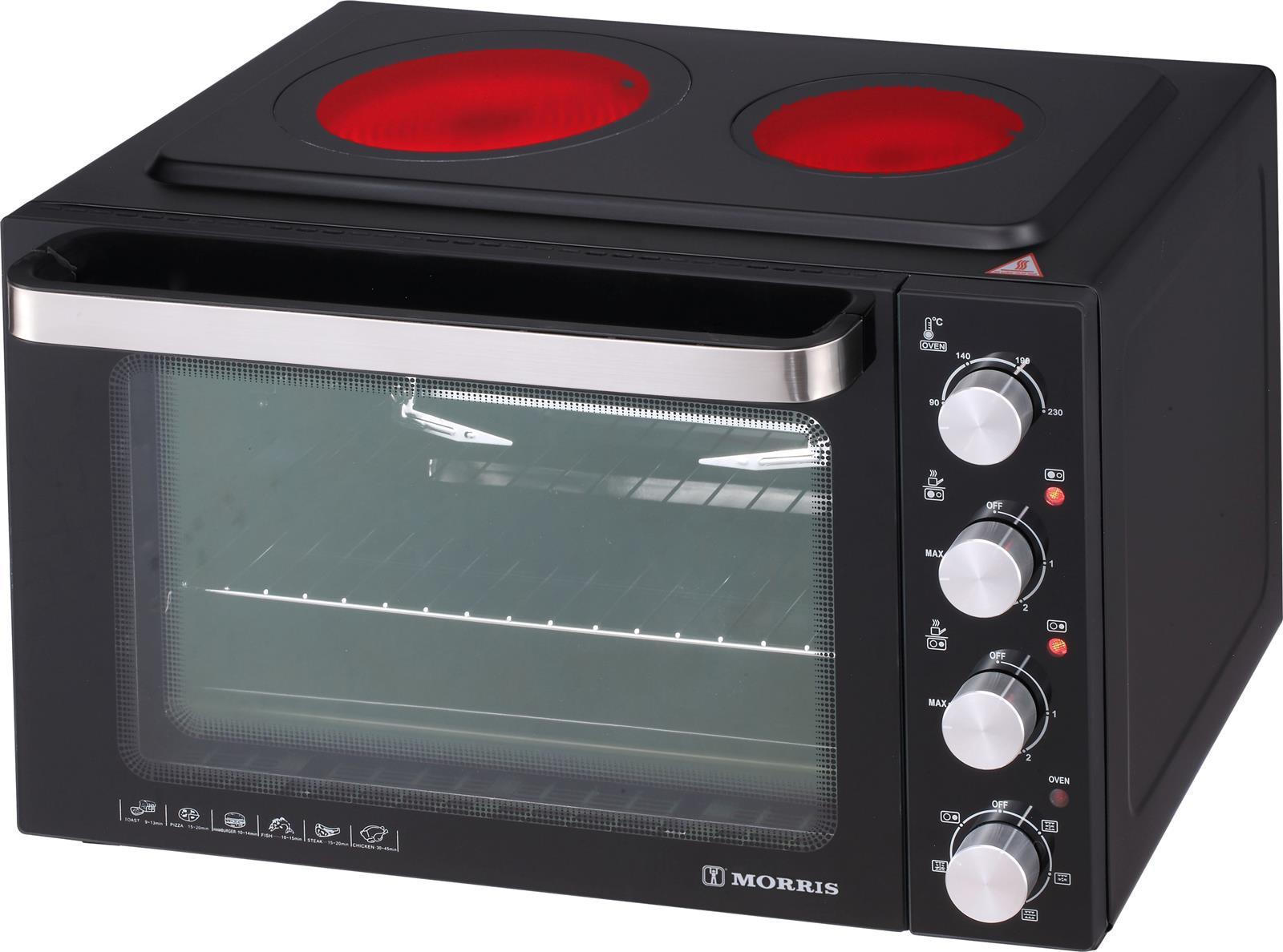Morris Ηλεκτρικό Κουζινάκι 48lt με 2 Εστίες και Αέρα MEO4820C