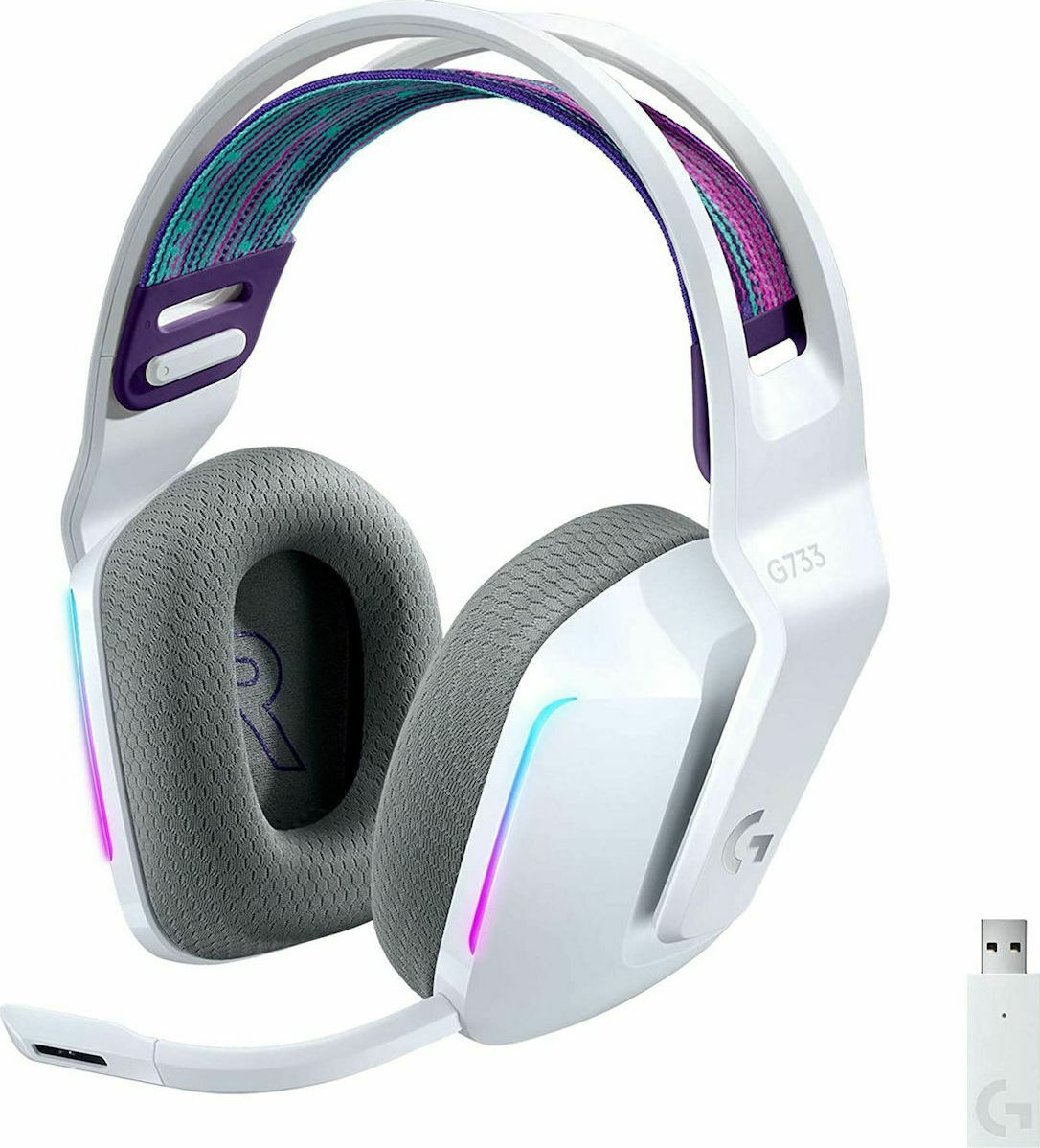 Logitech G733 Ασύρματο Over Ear Gaming Headset