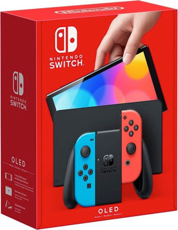 Nintendo Switch OLED 64GB Neon Blue & Red