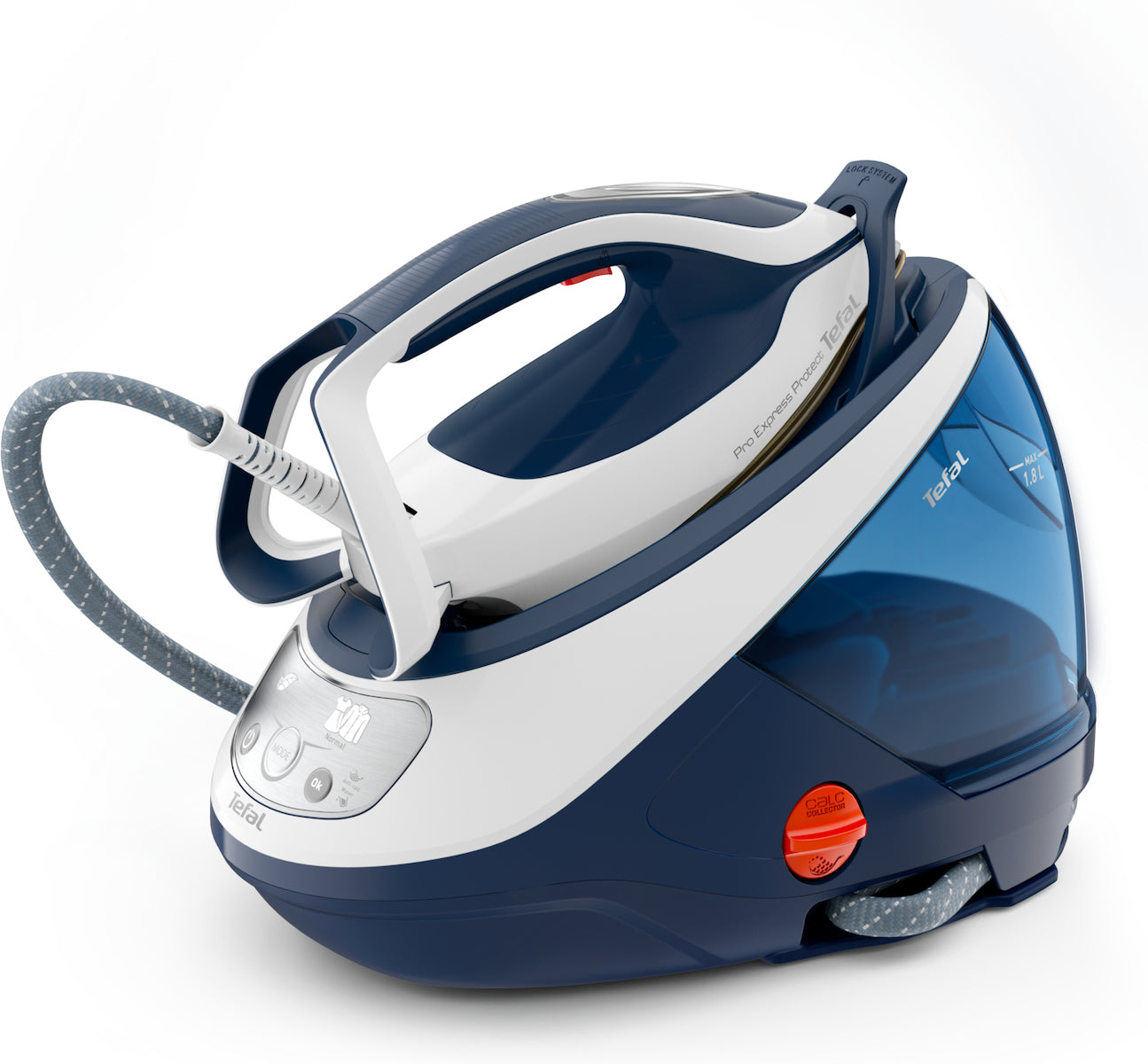 Tefal Pro Express Protect Πίεσης 7.5bar με Δοχείο 1.8lt Σίδερο Ατμού