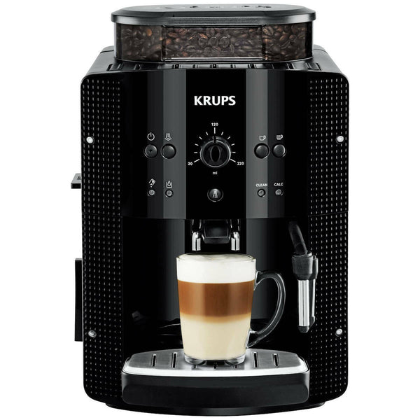 Krups Αυτόματη με Μύλο Άλεσης Μαύρη EA8108 Μηχανή Espresso