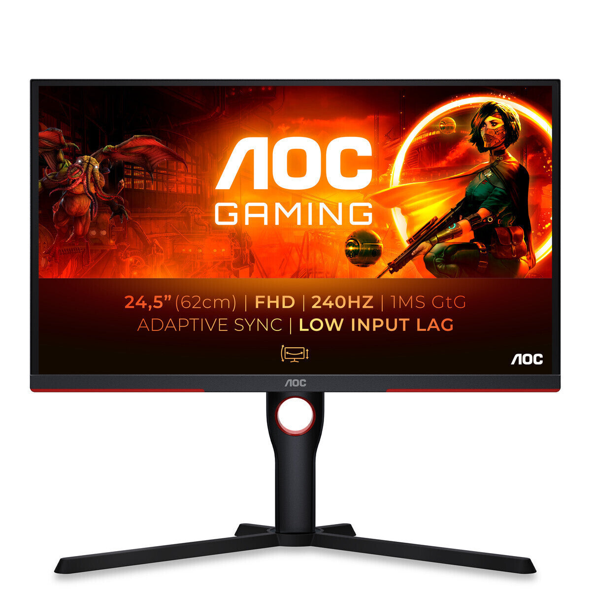 AOC 25G3ZM/BK 24.5" VA FHD 1920x1080 Monitor Οθόνη