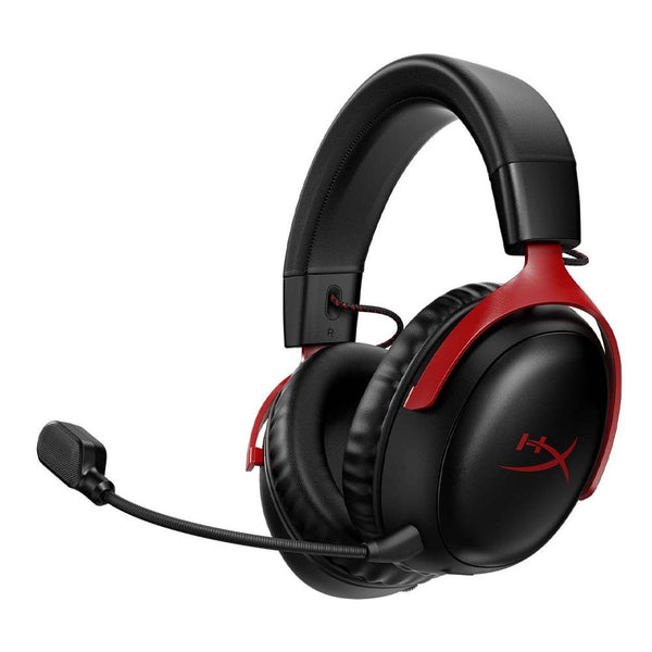 HyperX Cloud III Wireless Over Ear Μαύρο / Κόκκινο Gaming Headset
