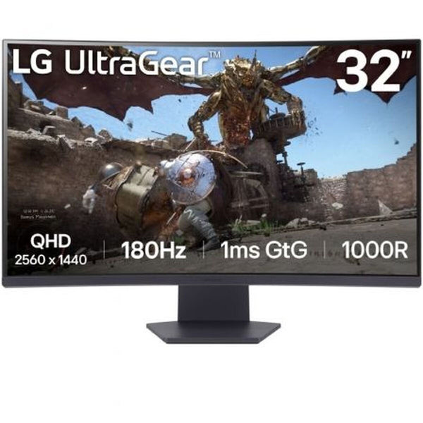 LG UltraGear 27GS60QC-B VA HDR Curved QHD 2560x1440 Monitor Οθόνη