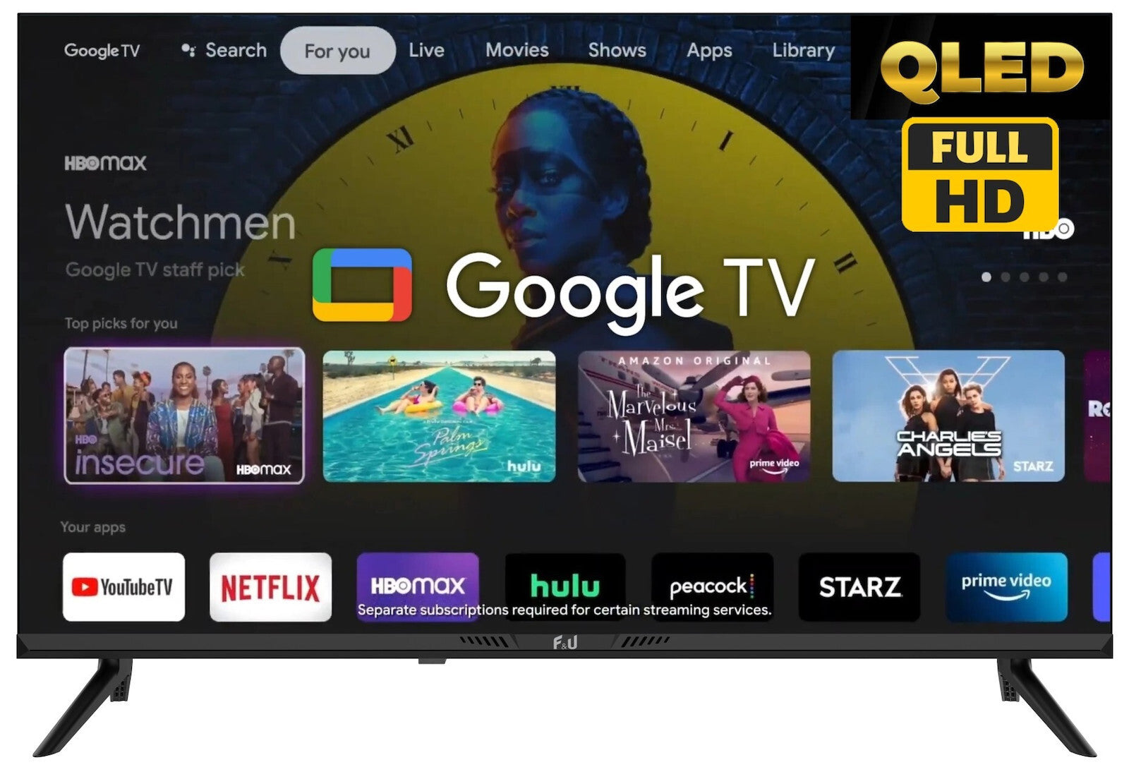 F&U Smart 32" Full HD QLED FLG32141QL (2024)