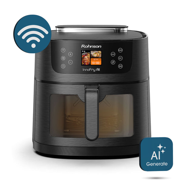 Rohnson 8lt με Wi-Fi Μαύρο R-2884 AI Air Fryer