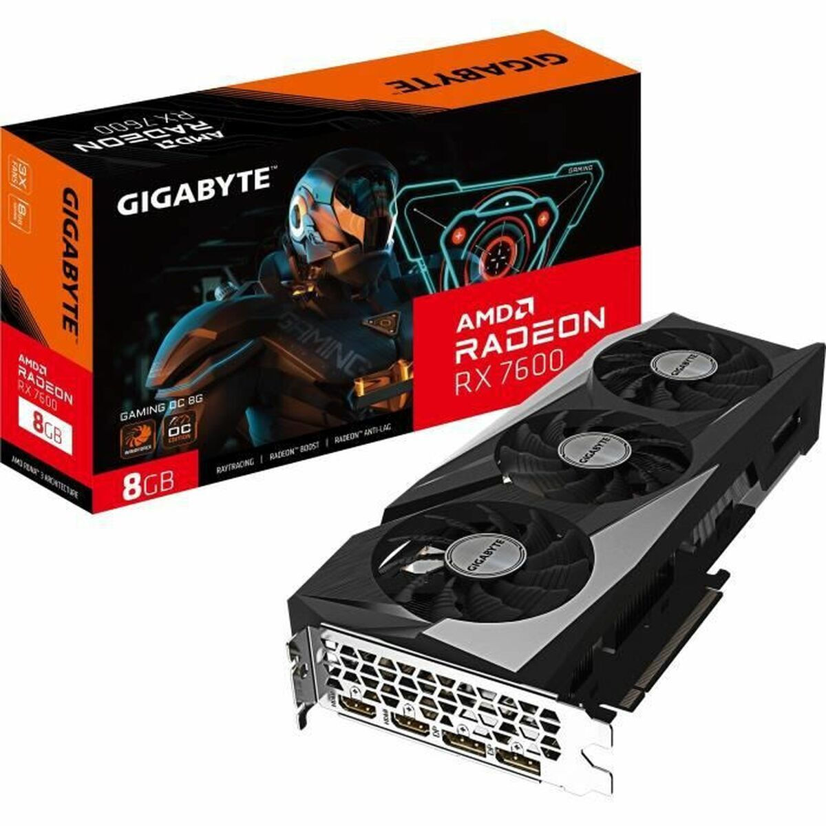 Gigabyte Radeon RX 7600 8GB GAMING OC