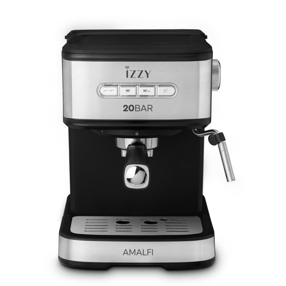 Izzy IZ-6004 Ημιαυτόματη για Αλεσμένο Καφέ Μαύρη 223701