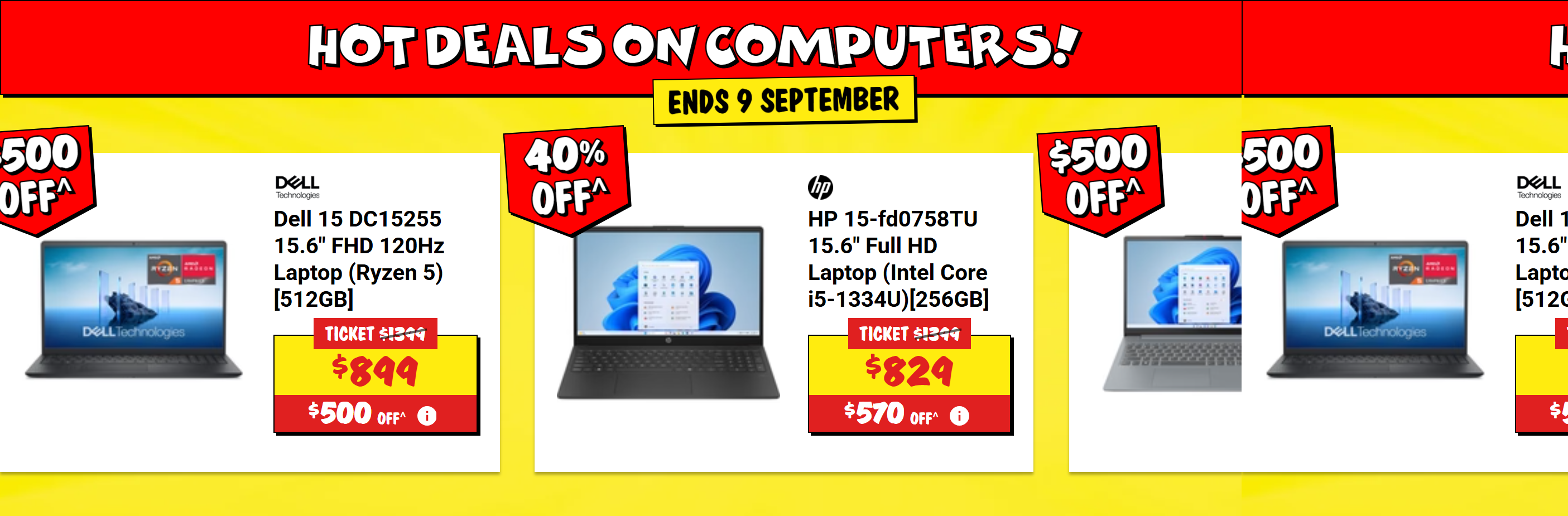 Hot deals on computers